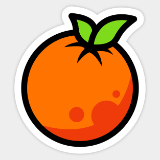 Orange Citrus Fruit Sticker